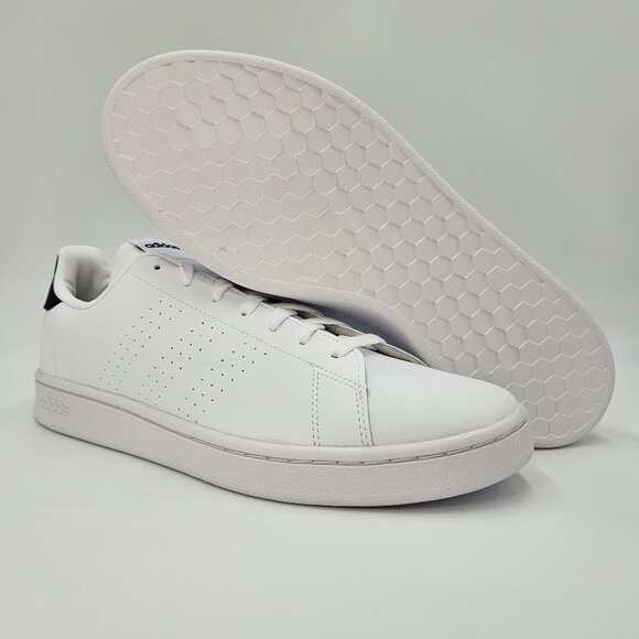 adidas Advantage Men's Tennis Cloud White GZ5299 Low Top Shoes Size 11 NEW - Picture 11 of 12